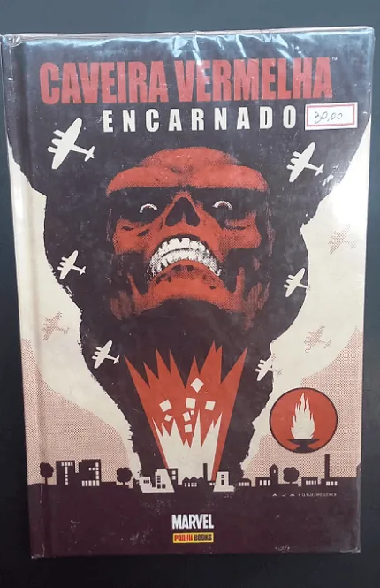 Caveira Vermelha, encarnado (Capa dura)