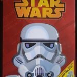 Lata metálica do Star Wars: 2 livros de atividade, 1 livro do Episódio V e um kit para montar um At-At