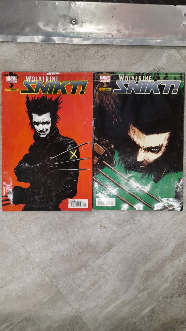 18 Wolverine Snikt completo 1 e 2 - Imagem 1