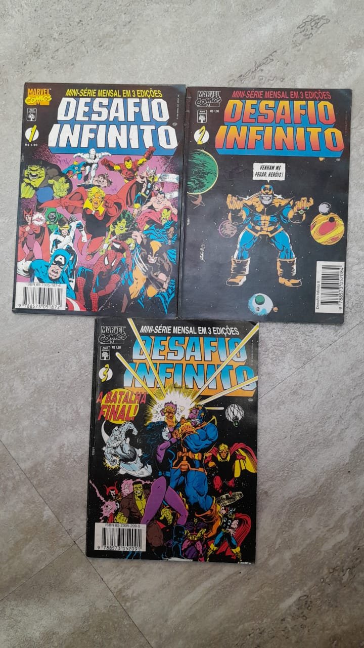 26 Desafio Infinito completo 1 ao 3 - Imagem 1