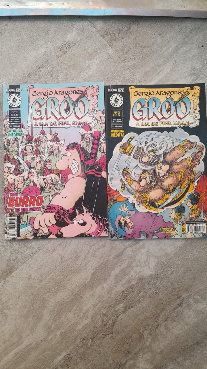 28 Groo A Ira de Pipil Khan completo 1 e 2 - Imagem 1