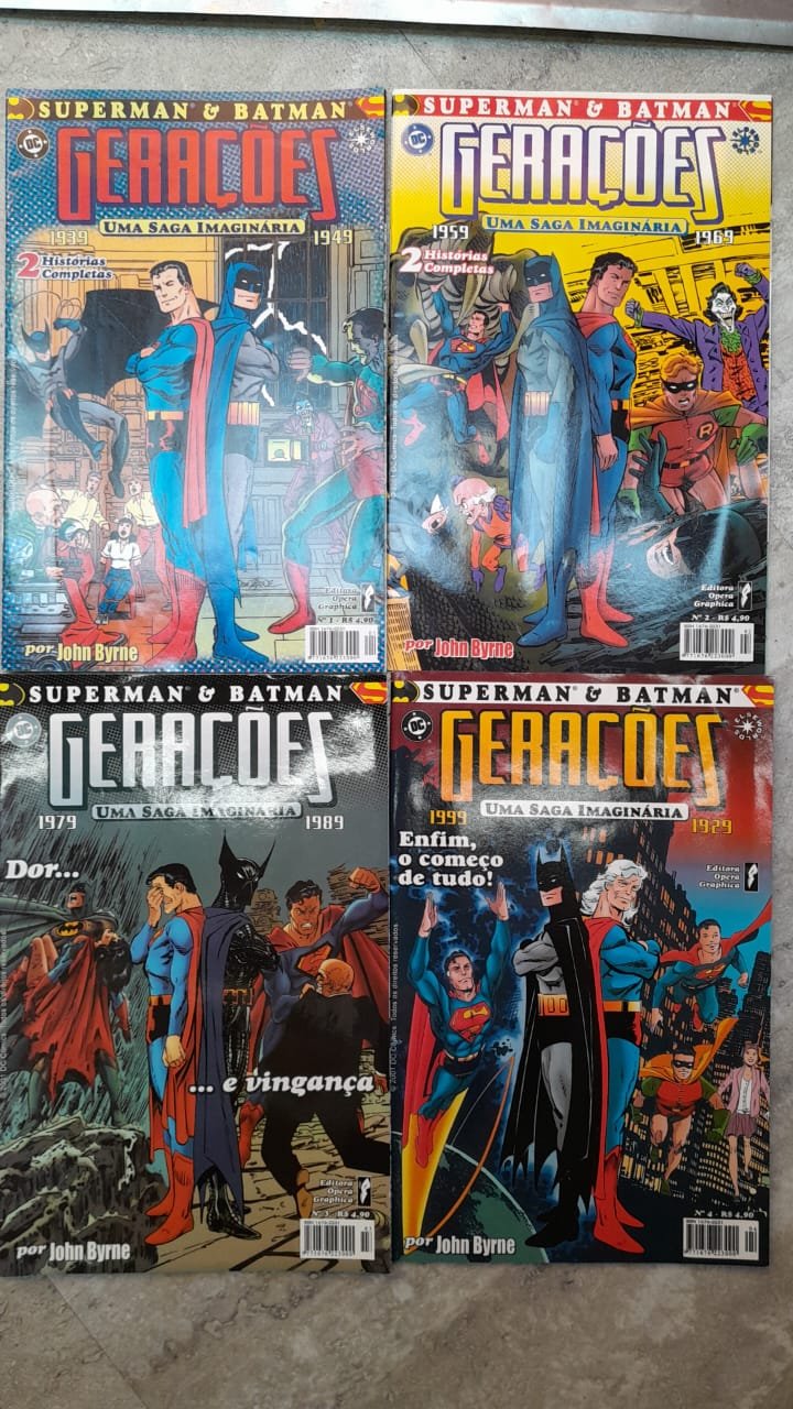 33 Superman & Batman Gerações completo 1 ao 4 - Imagem 1