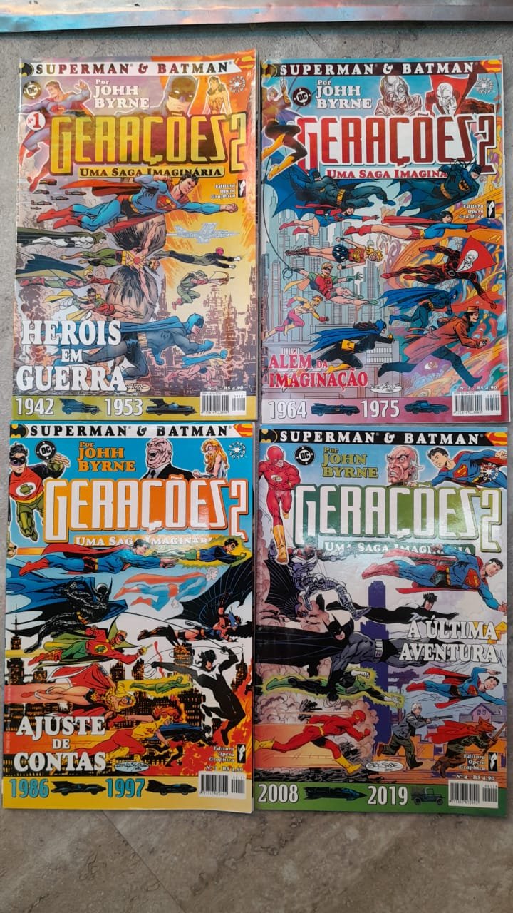 34 Superman & Batman Gerações 2 completa 1 ao 4 - Imagem 1