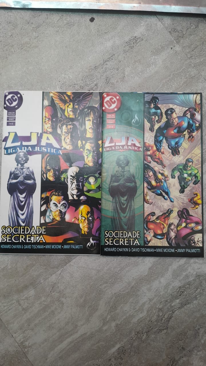 36 Liga da Justiça Sociedade Secreta completo 1 e 2 - Imagem 1