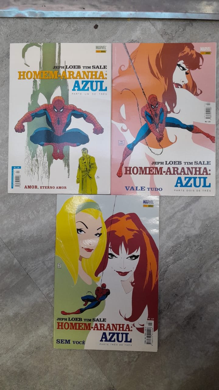 42 Homem-Aranha Azul completo 1 ao 3 - Imagem 1