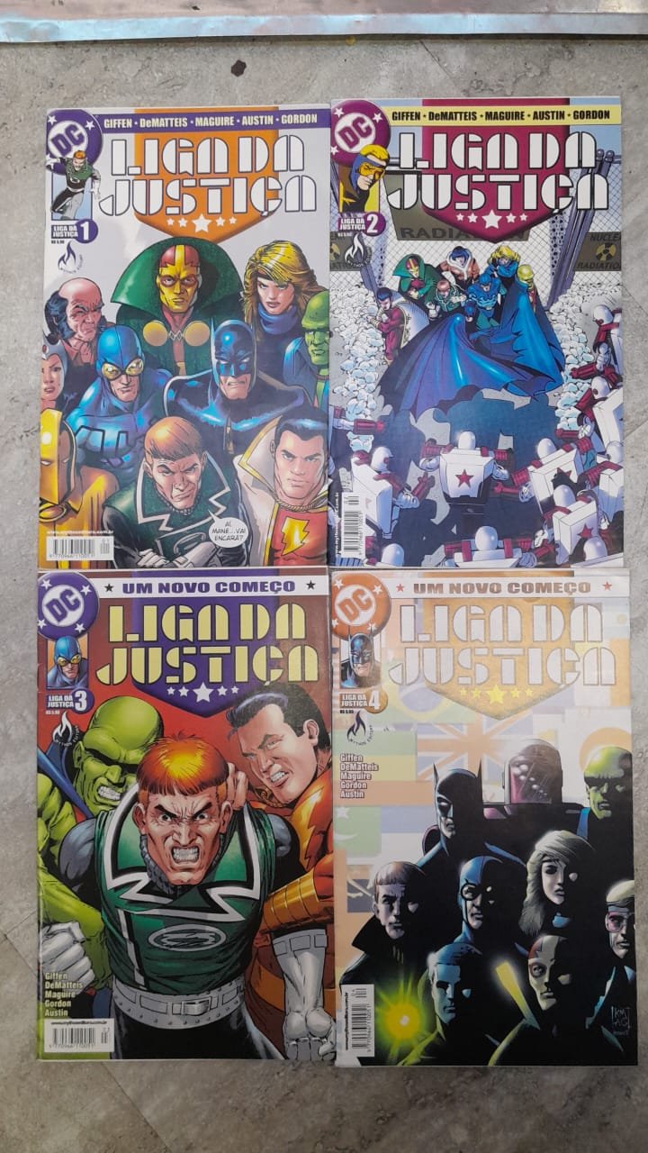 43 Liga da Justiça completo 1 ao 4 - Imagem 1