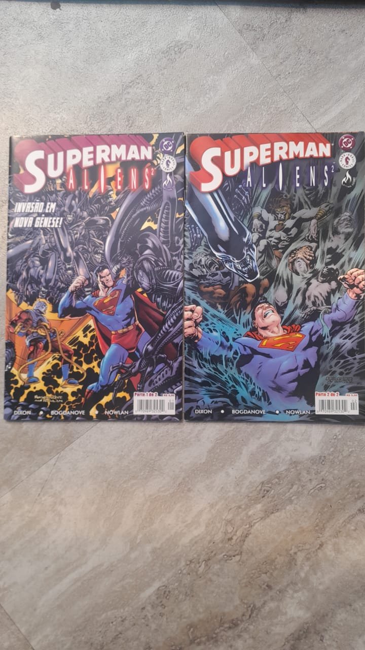 60 Superman Aliens 2 completo 1 e 2 - Imagem 1