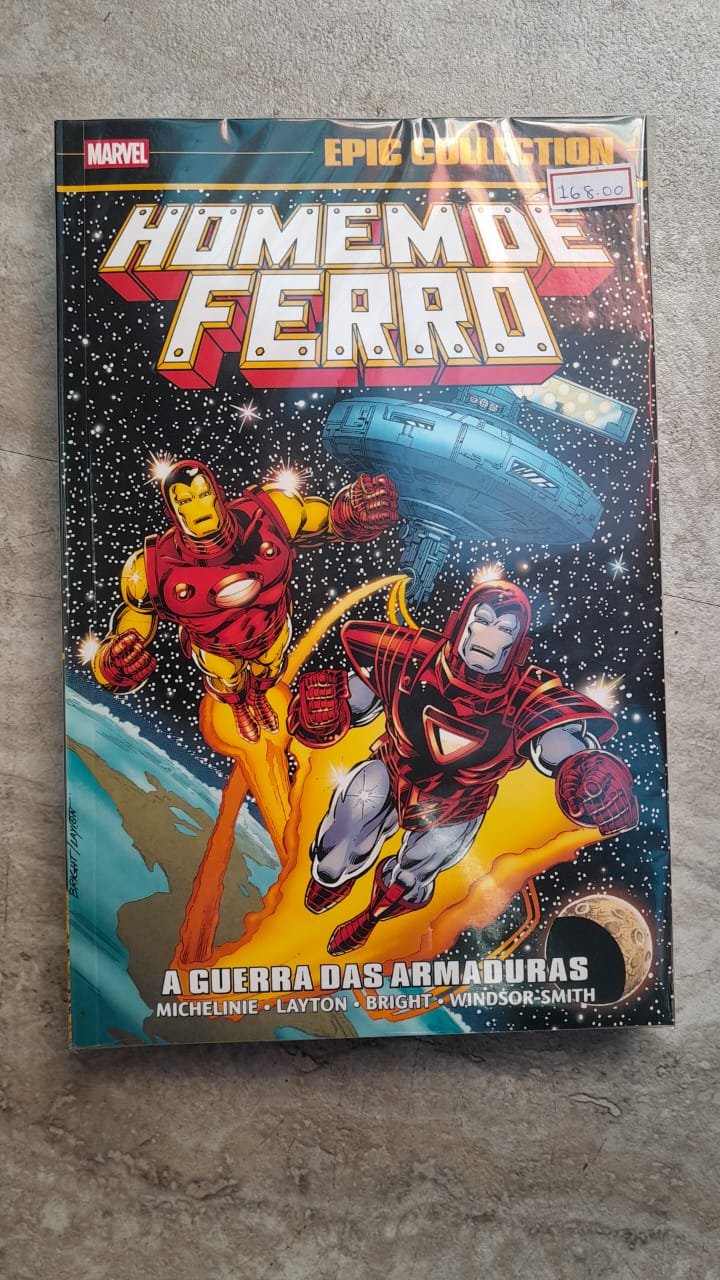 65 Epic Collection Homem de Ferro A Guerra das Armaduras - Imagem 1