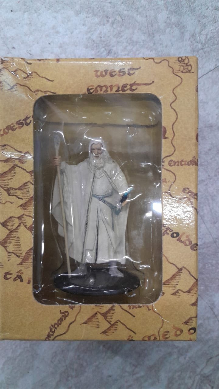 78 Coleção Miniaturas Senhor dos Anéis Gandalf Branco - Imagem 1