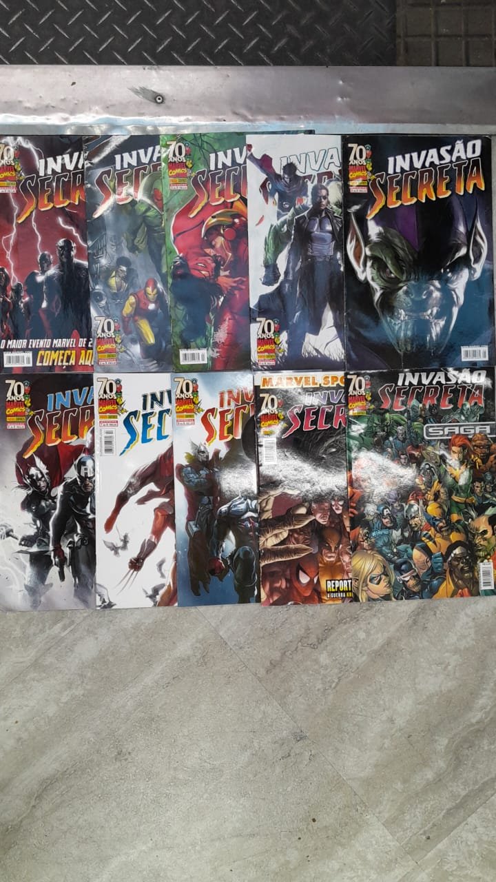 13 Invasão Secreta completo 1 ao 8 - Brian Michael Bendis Leinil Yu - Imagem 1