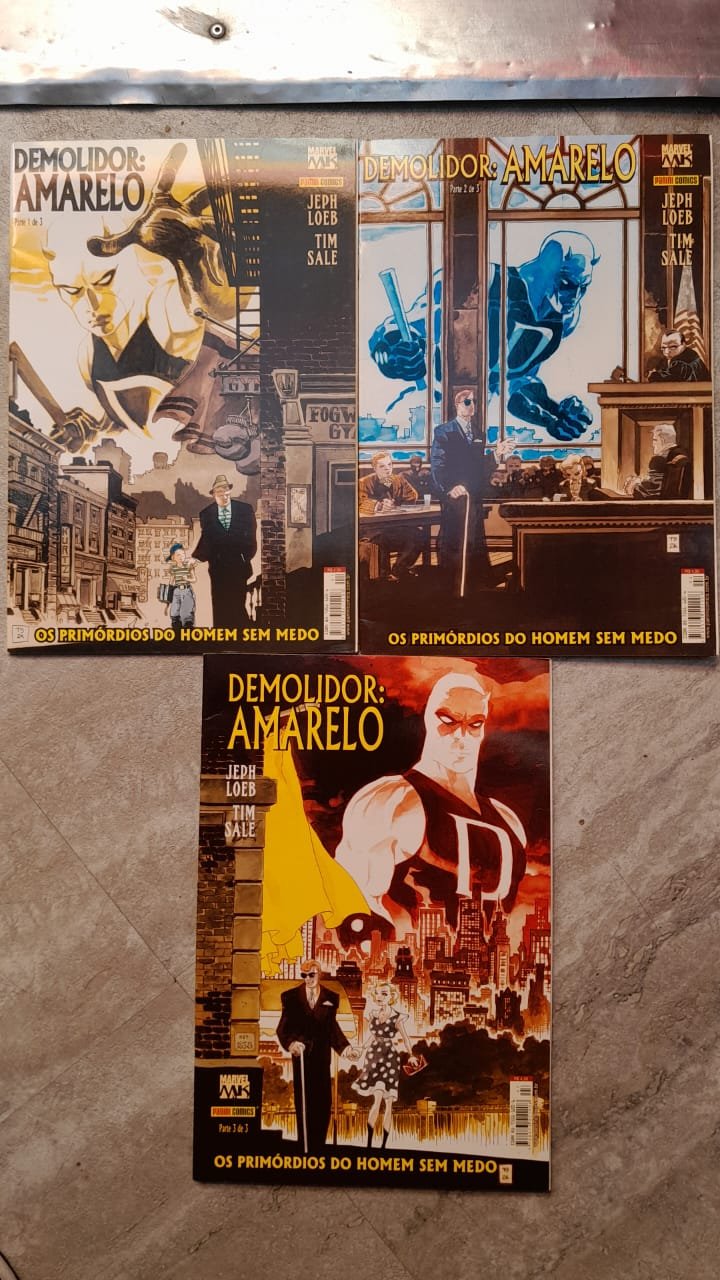 18 Demolidor Amarelo completo 1 ao 3 - Imagem 1