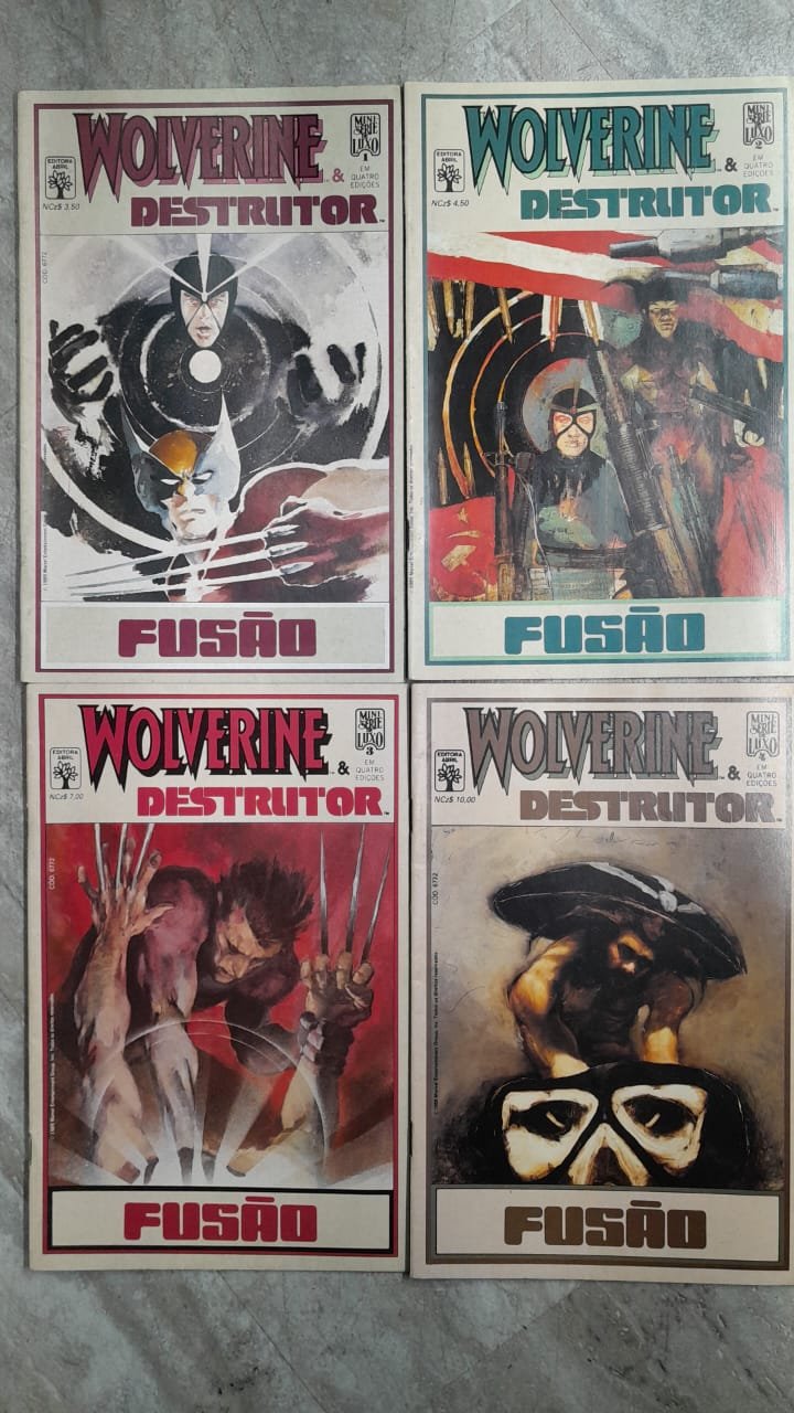 24 Wolverine & Fusão completo 1 ao 4 - Imagem 1
