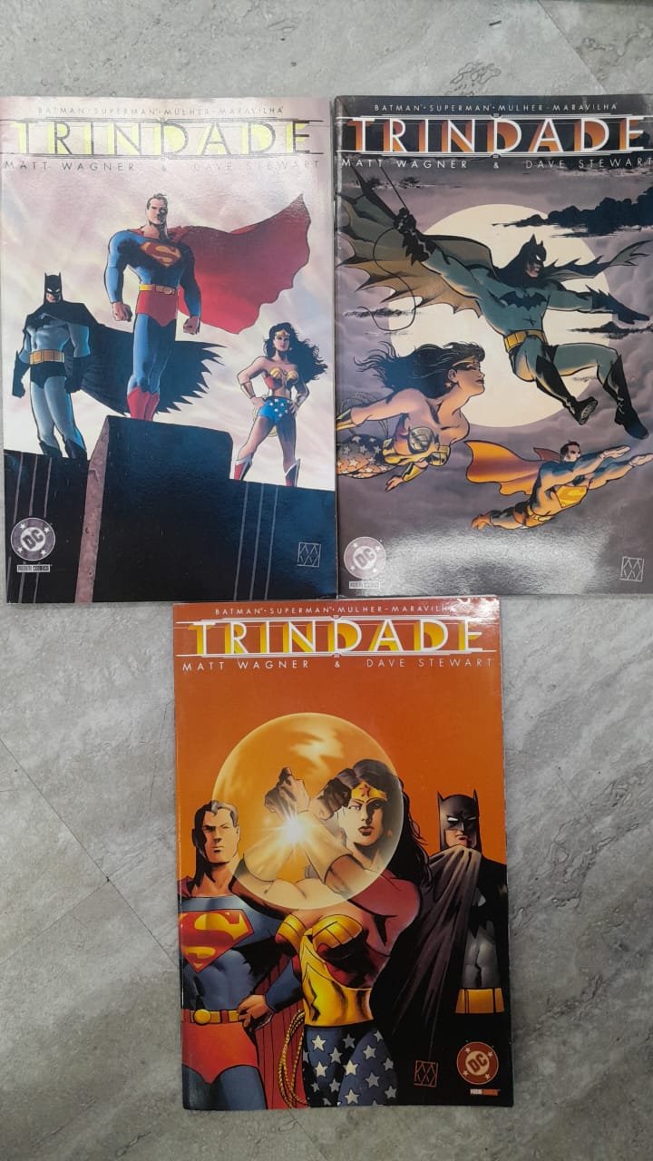 45 Trindade - Batman Superman Mulher-Maravilha completo 1 ao 3 - Imagem 1