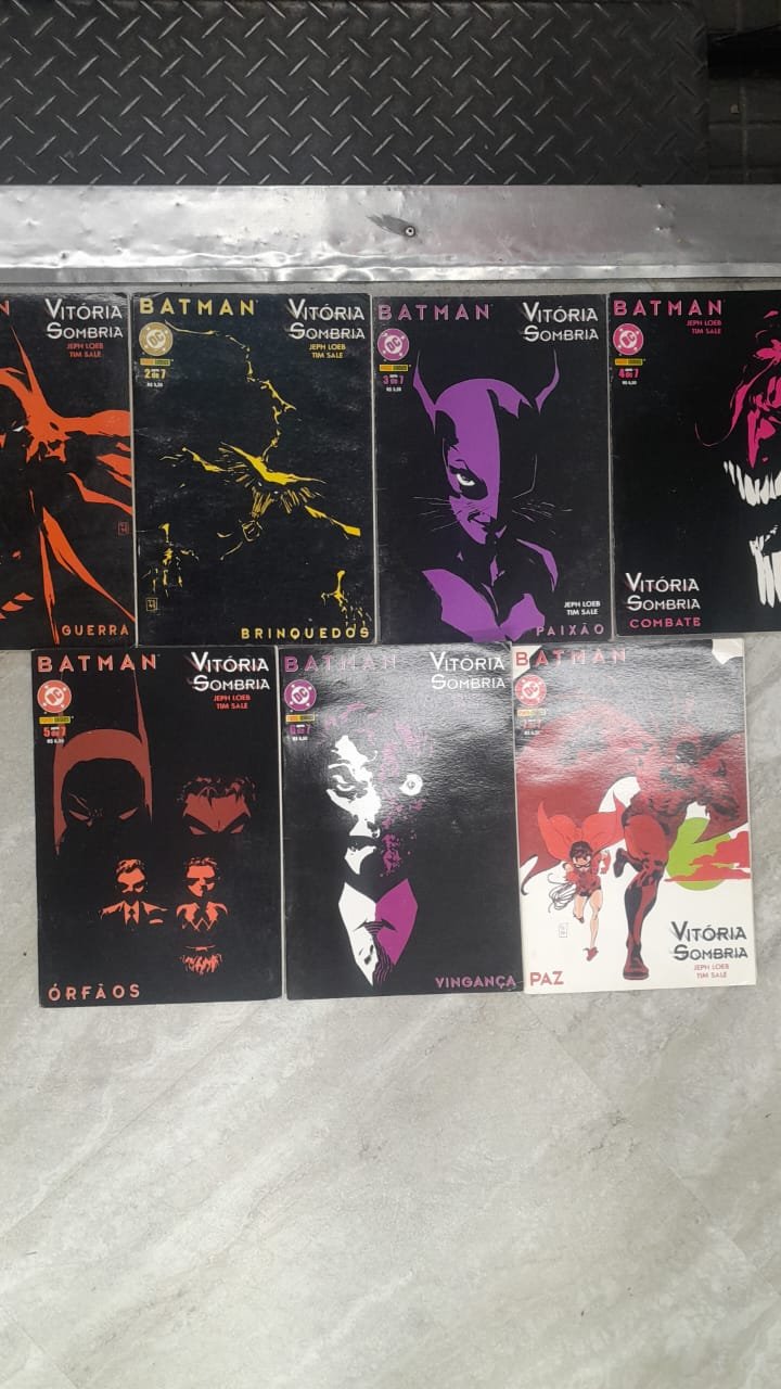 65 Batman Vitória Sombria completo 1 ao 7 - Jeph Loeb Tim Sale - Imagem 1