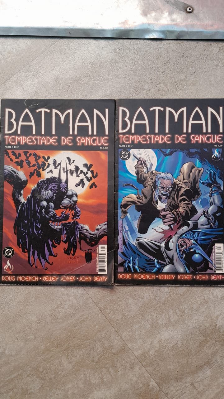 1 Batman Tempestade de Sangue completo 1 e 2 - Imagem 1