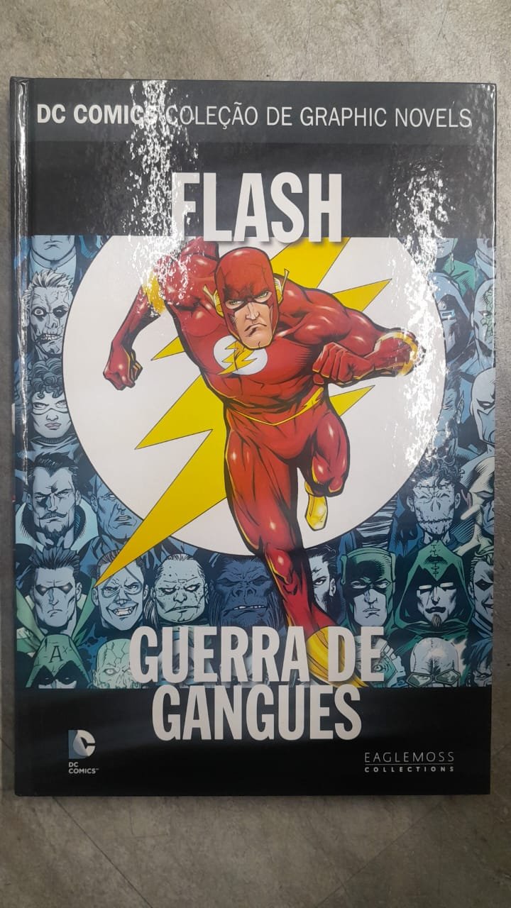 22 Coleção de Graphic Novels DC Eaglemoss Flash Guerra de Gangues - Imagem 1