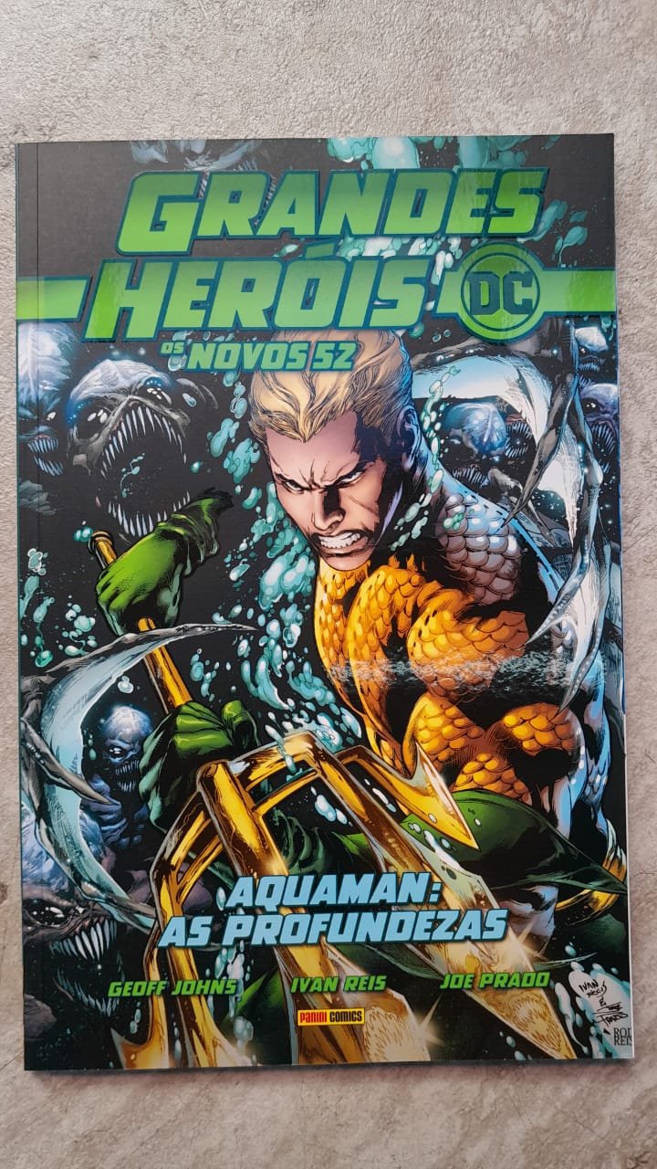 30 Os Novos 52! Grandes Heróis DC Aquaman: As Profundezas - Imagem 1
