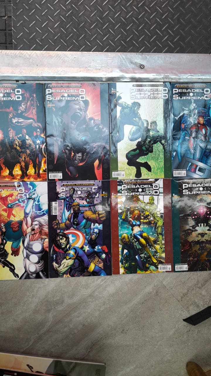 5 Marvel Millenium Pesadelo Supremo completo 1 ao 8 - Imagem 1