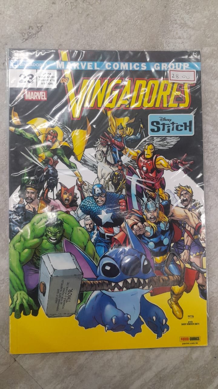 57 Os Vingadores 23 capa variante Disney Stitch - Imagem 1