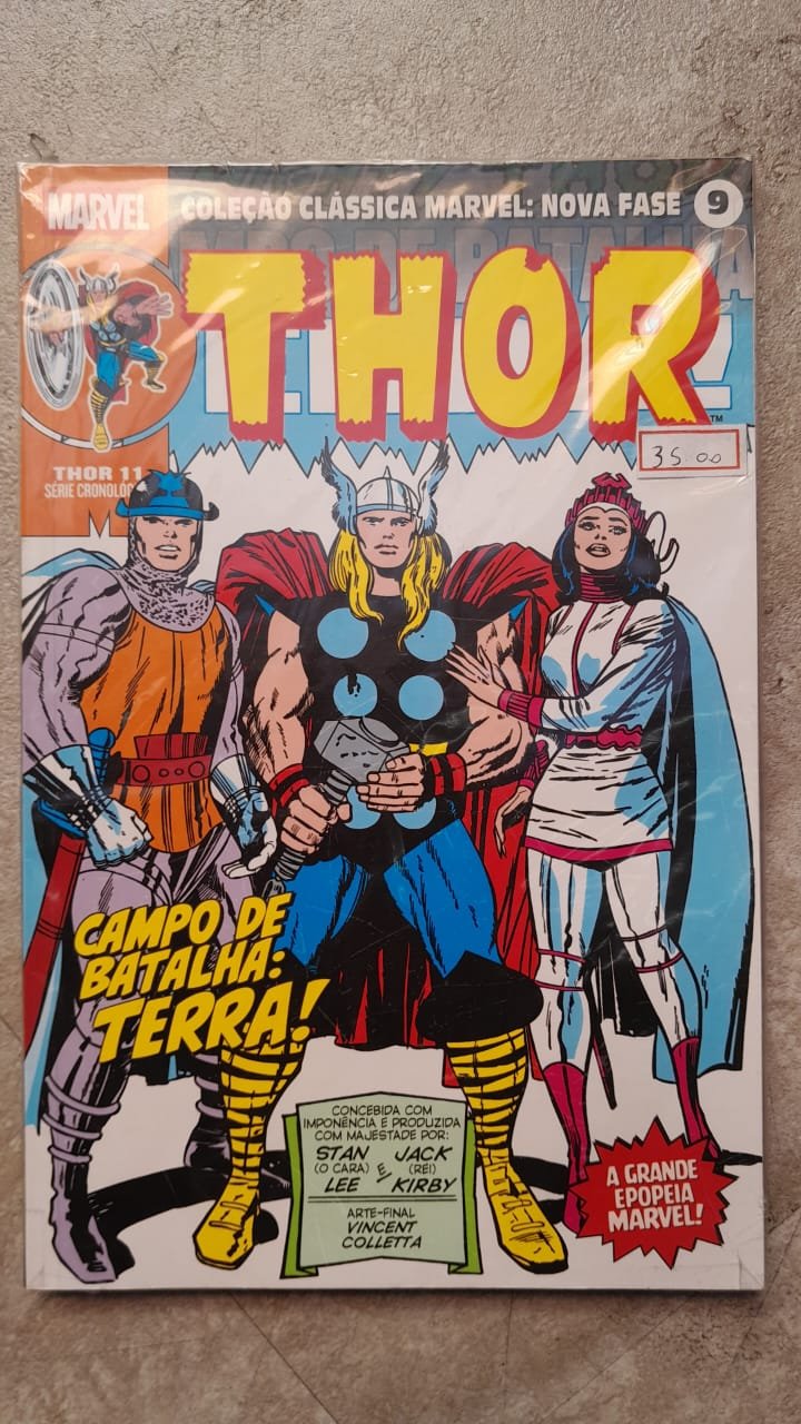 58 Coleção Clássica Marvel: nova fase 9 Thor 11 - Imagem 1
