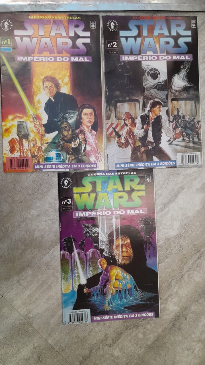 7 Star Wars Império do Mal completo 1 ao 3 - Imagem 1