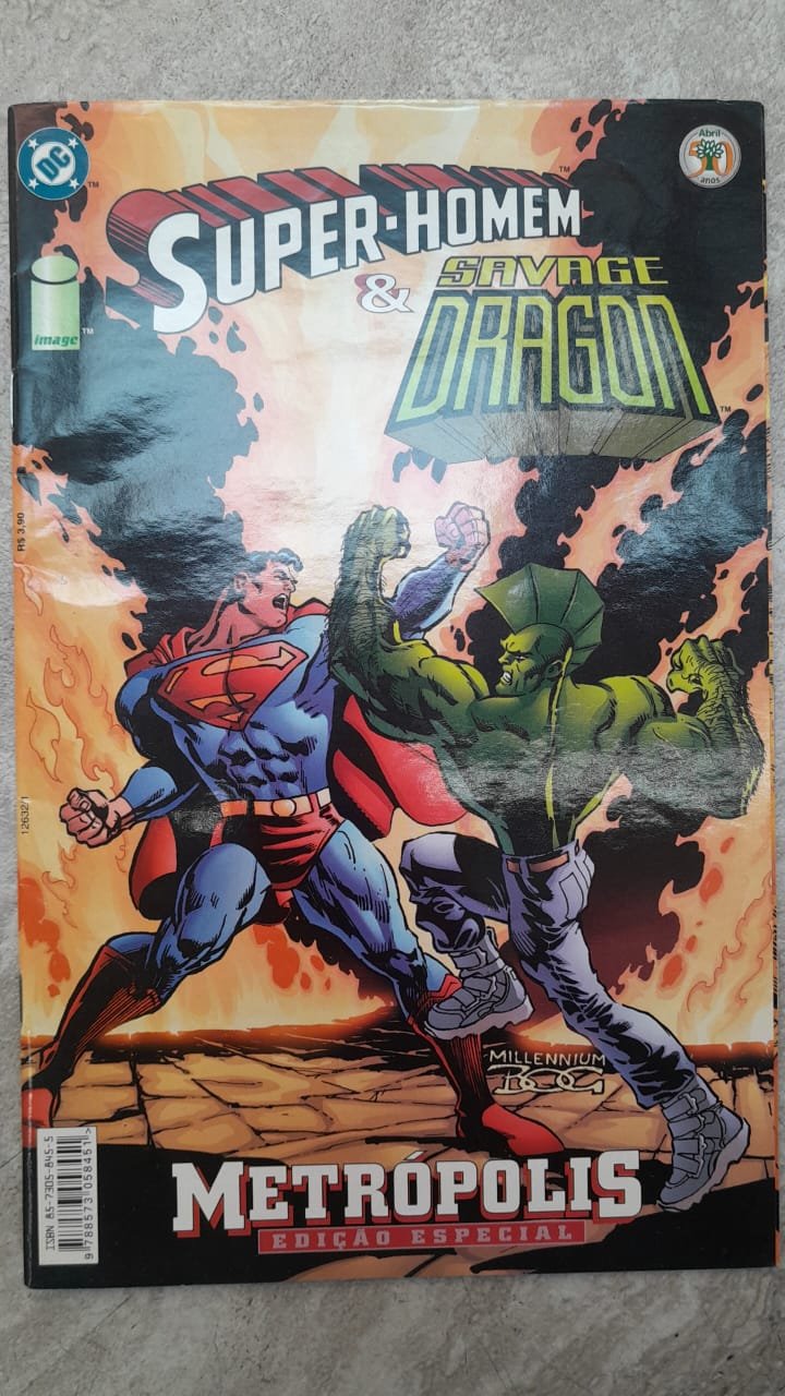 78 Super-Homem & Savage Dragon Metrópolis edição especial - Imagem 1