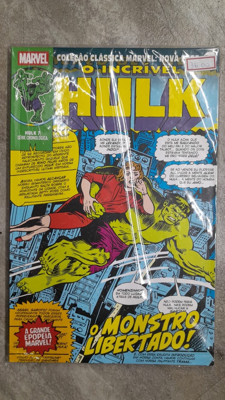 100 Coleção Clássica Marvel Nova Fase 23: O Incrível Hulk 7 - Imagem 1