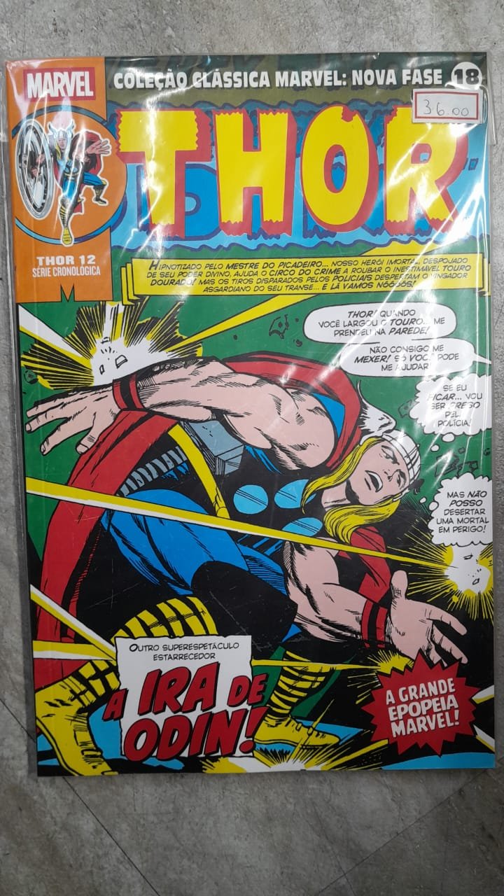 19 Coleção Clássica Marvel Nova Fase 18: Thor 12 - Imagem 1