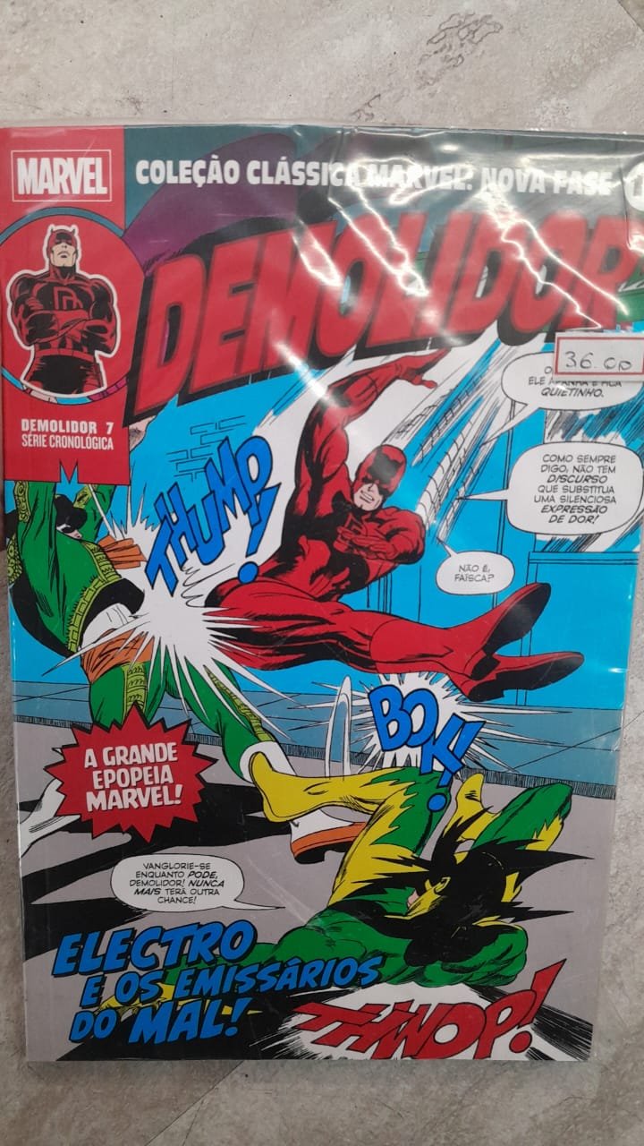 21 Coleção Clássica Marvel Nova Fase 12: Demolidor 7 - Imagem 1