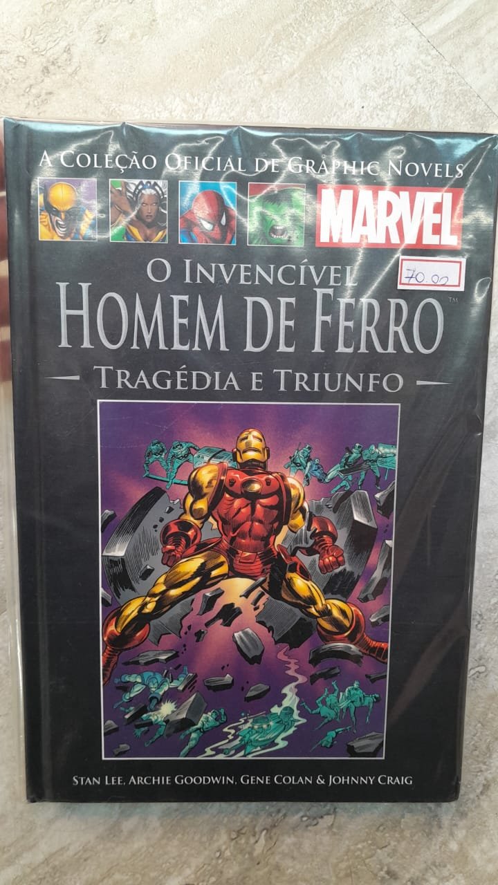30 O Invencível Homem de Ferro: Tragédia e Triunfo Coleção Oficial Graphic Novels Salvat - Imagem 1