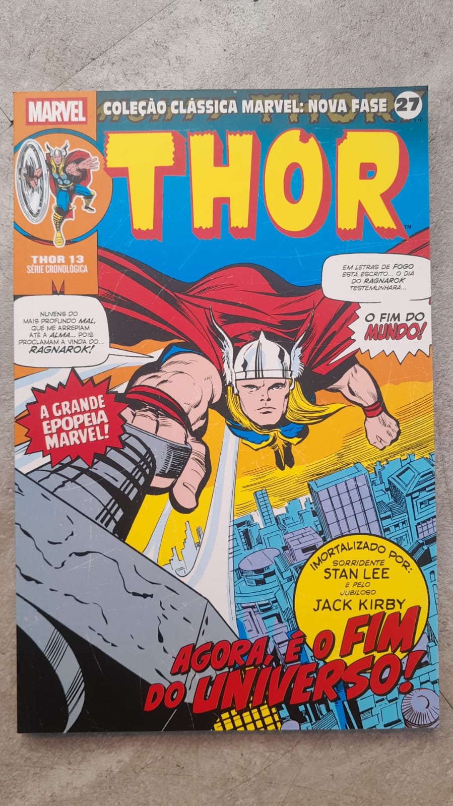 34 Coleção Clássica Marvel Nova Fase 27: Thor 13 - Imagem 1