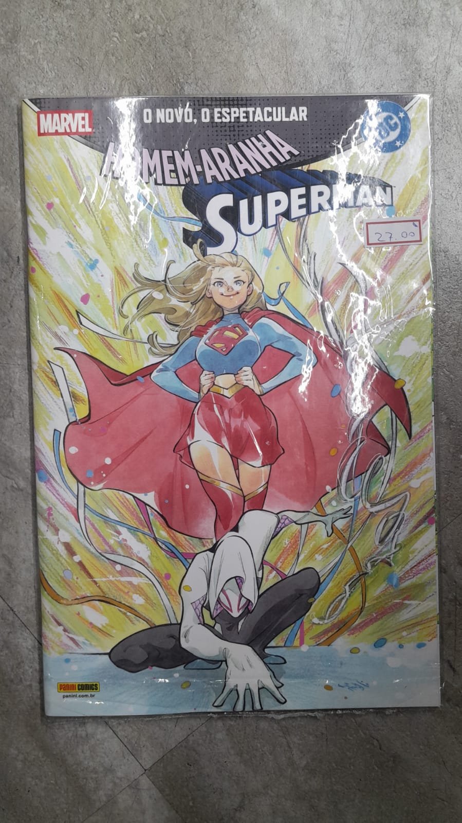 39 Homem-Aranha Superman capa variante 1 de Peach Momoko - Imagem 1