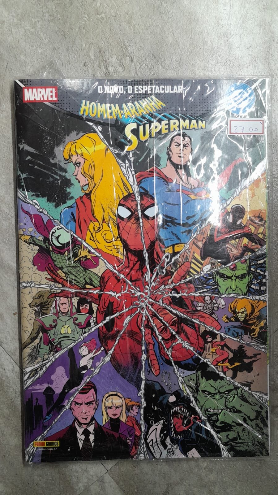 42 Homem-Aranha Superman capa variante 4 por Sanford Greene - Imagem 1