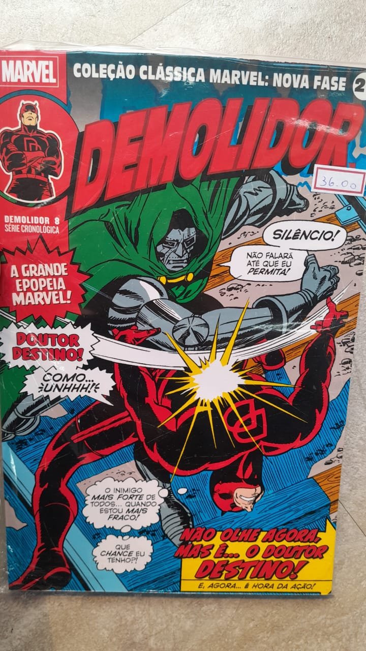 5 Coleção Clássica Marvel Nova Fase 21: Demolidor 8 - Imagem 1