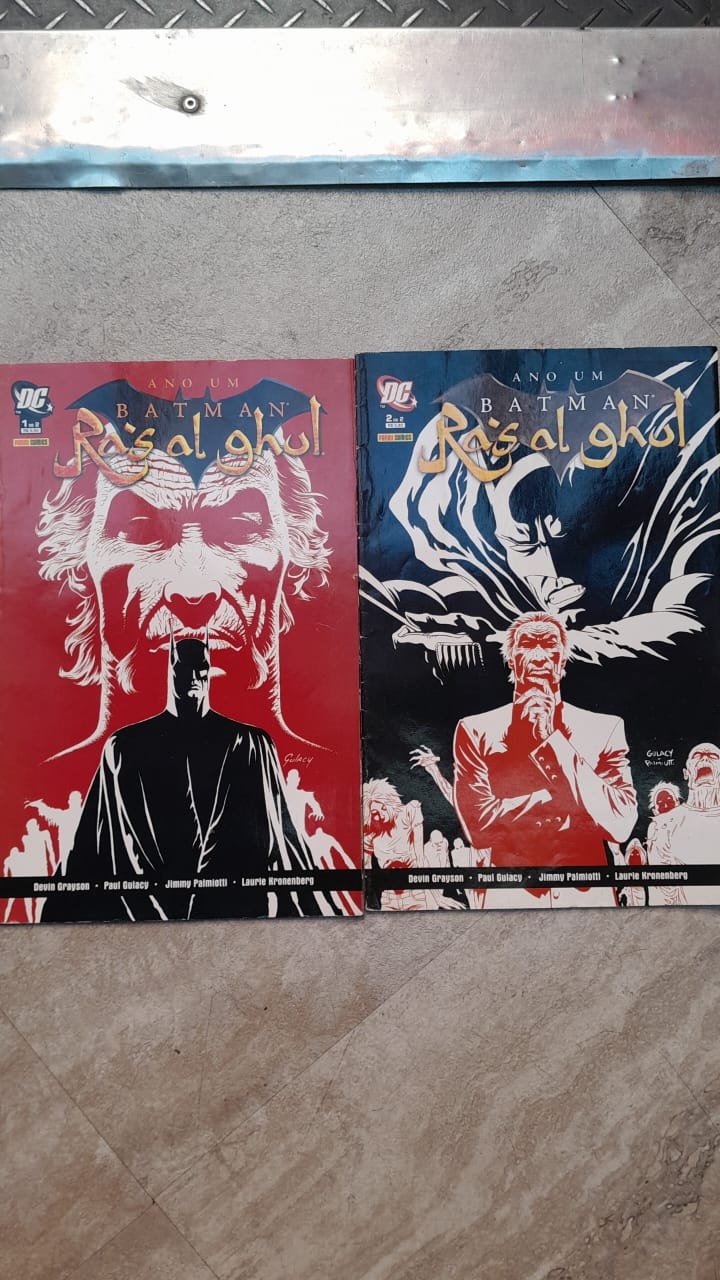 56 Batman Ra's Al Ghul Ano Um completo 1 e 2 - Imagem 1