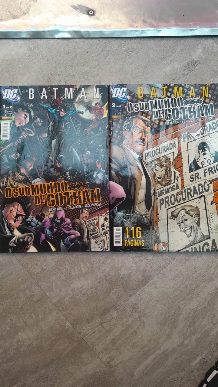 57 Batman O Submundo de Gotham completo 1 e 2 - Imagem 1