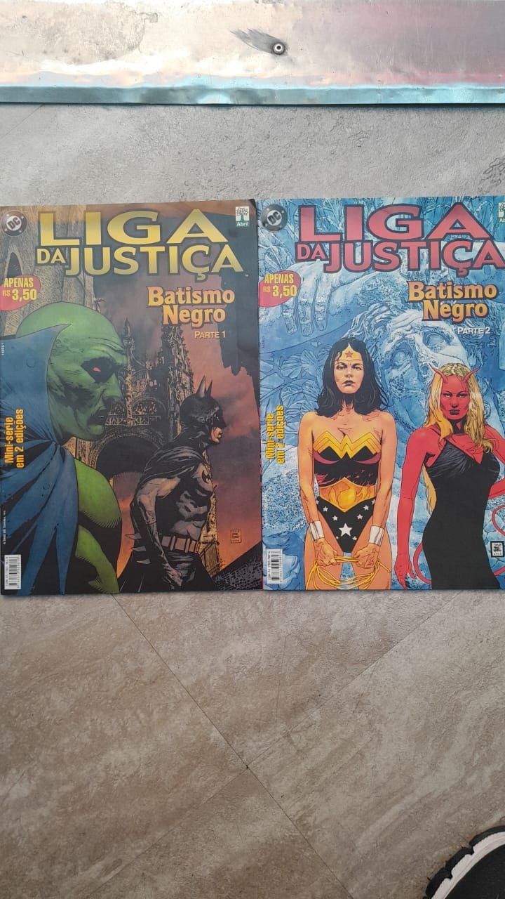 58 Liga da Justiça Batismo Negro completo 1 e 2 - Imagem 1