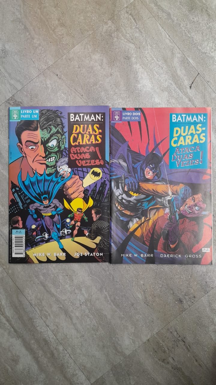 61 Batman Duas-Caras Ataca Duas Vezes! completo 1 e 2 - Imagem 1