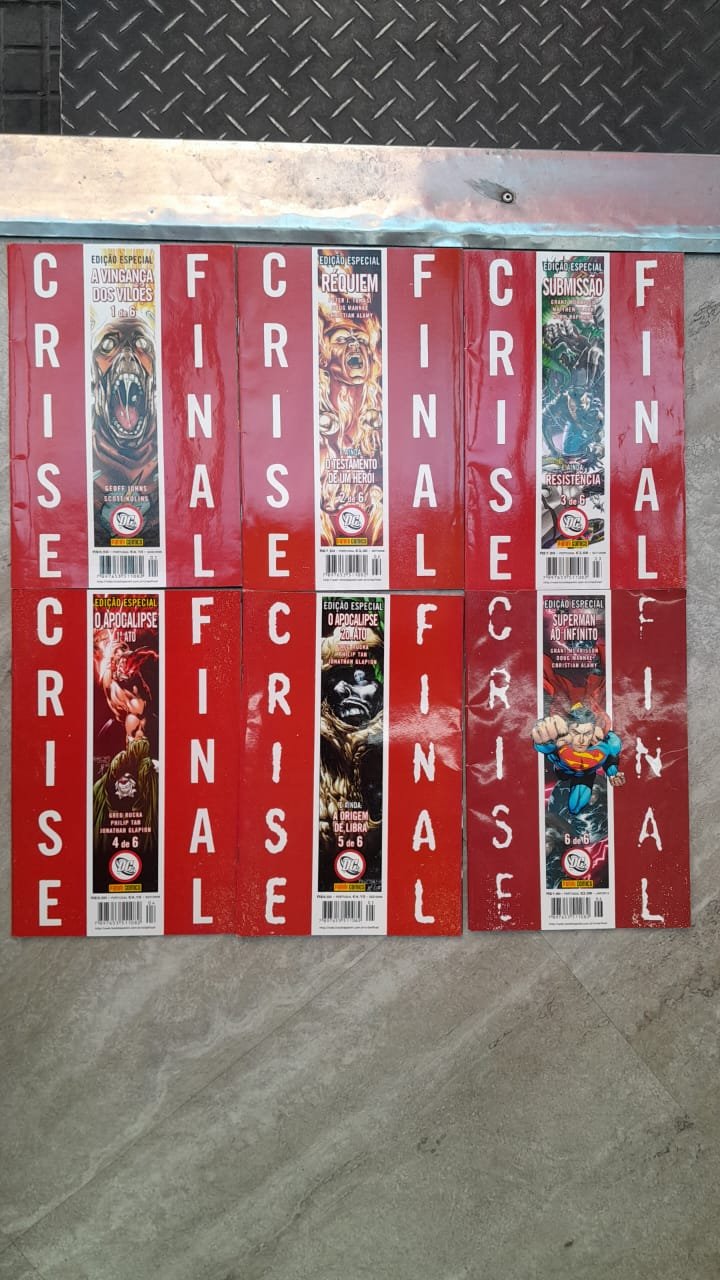 68 Crise Final Edição Especial completo 1 ao 6 - Imagem 1
