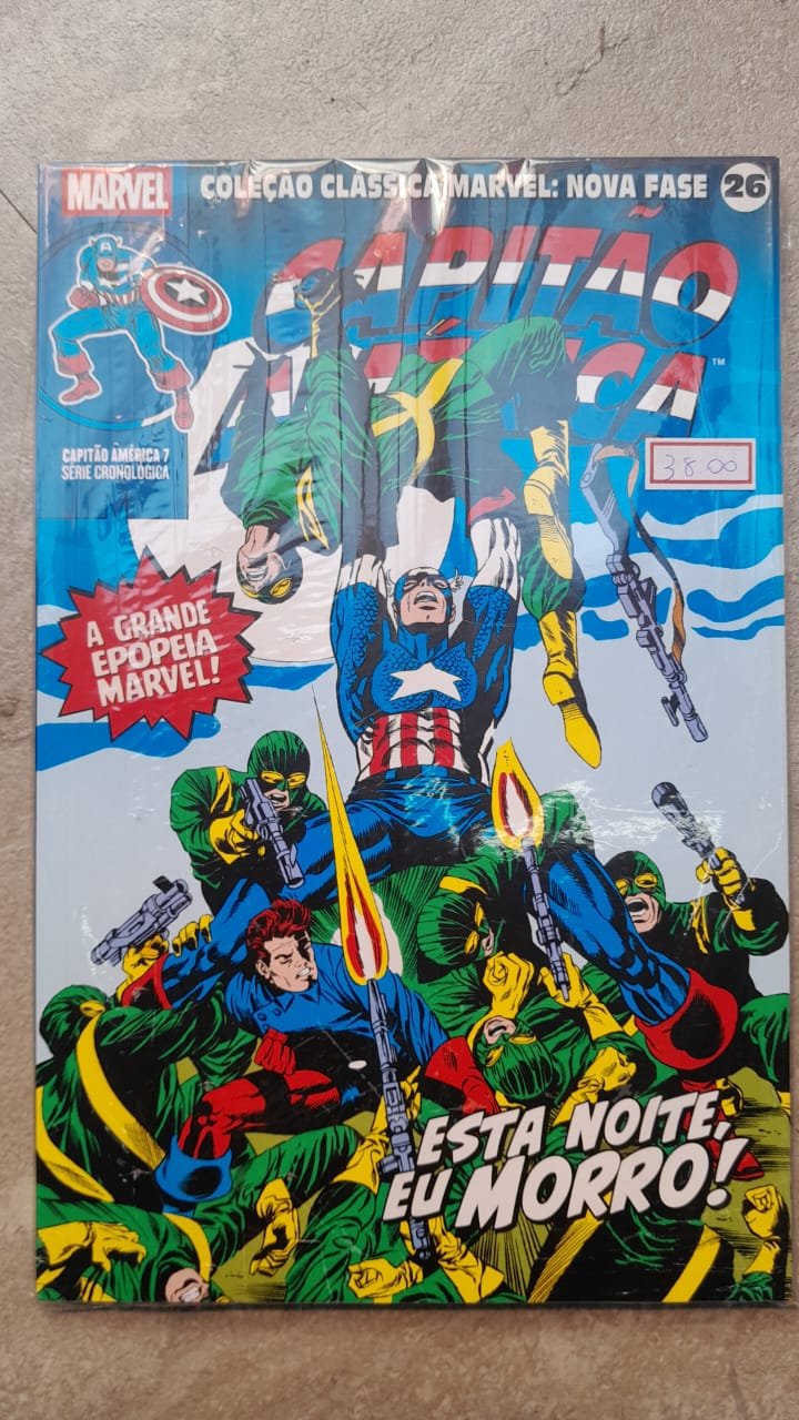 8 Coleção Clássica Marvel Nova Fase 26: Capitão América 7 - Imagem 1