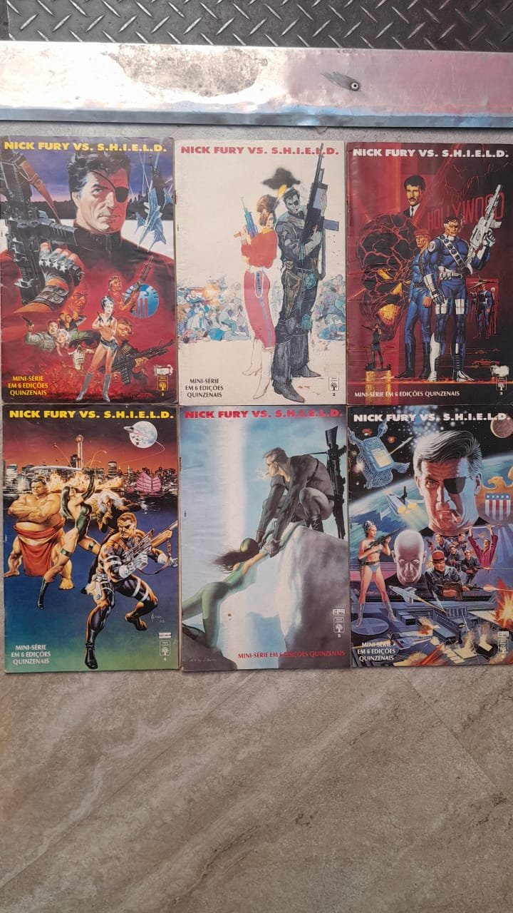 92 Nick Fury vs S. H. I. E. L. D. completo 1 ao 6 - Imagem 1