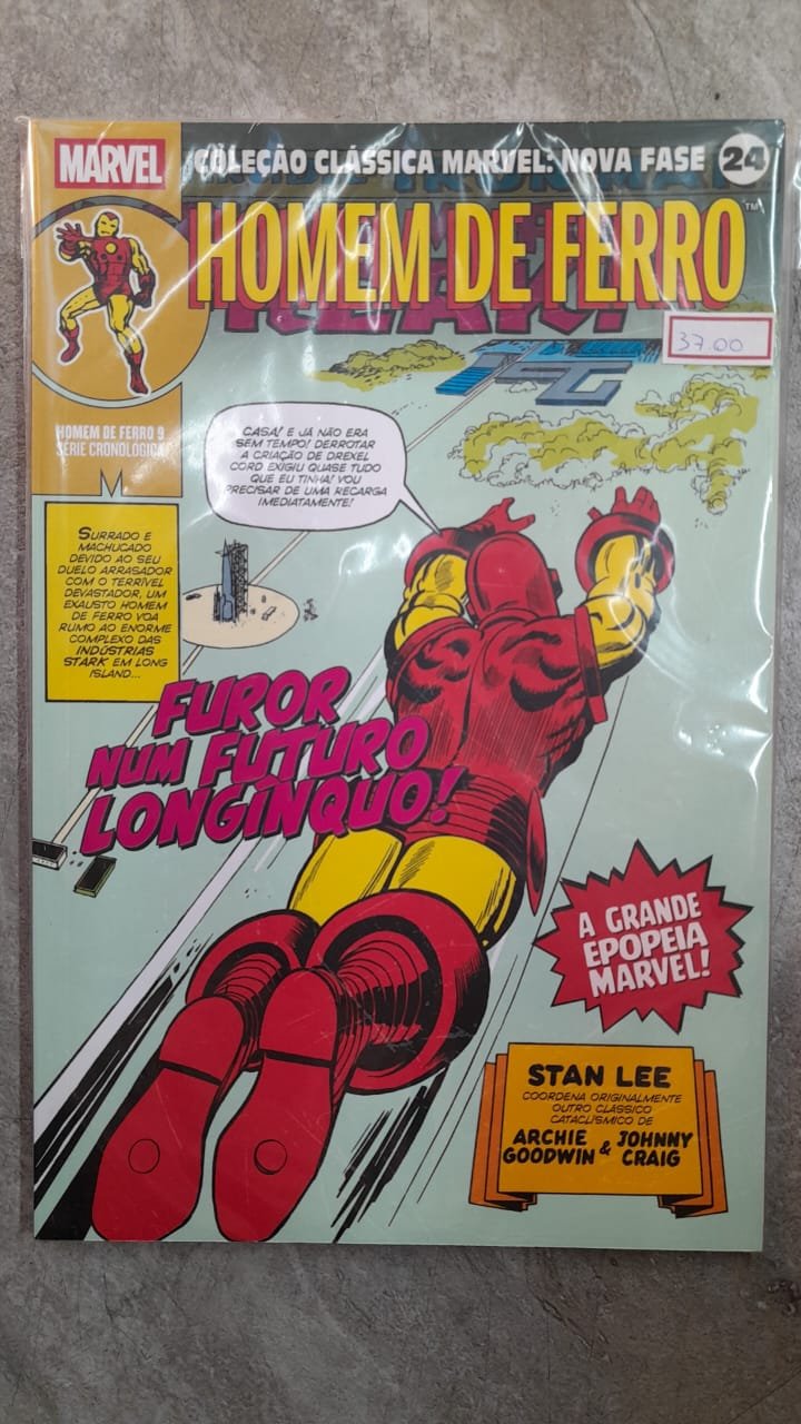 95 Coleção Clássica Marvel Nova Fase 24: Homem de Ferro - Imagem 1