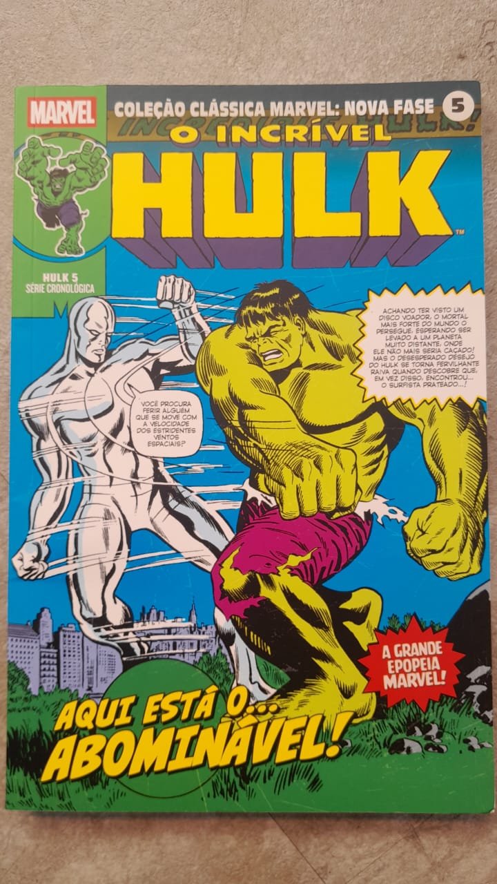 98 Coleção Clássica Marvel Nova Fase 5: O Incrível Hulk 5 - Imagem 1
