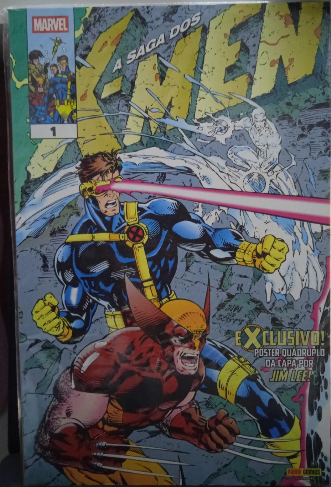 WhatsApp Image 2026-08-04 at 17.07.00 A saga dos X-Men vol.1 (Com pôster quádruplo por Jim Lee - Segunda Temporada) - Imagem 1