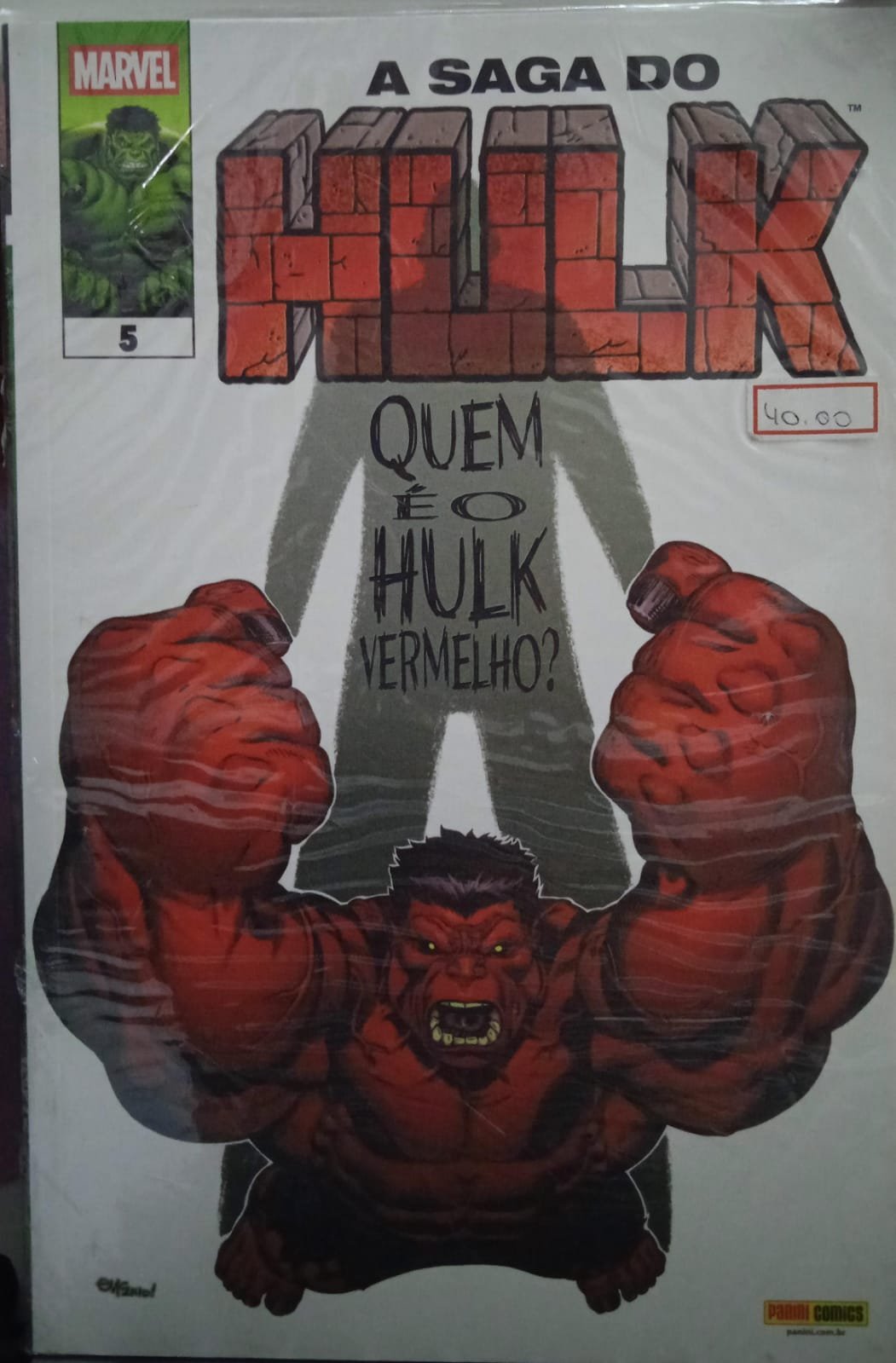 WhatsApp Image 2026-08-04 at 17.08.13 A saga do Hulk vol.5: Quem é o Hulk vermelho? (Lacrado) - Imagem 1