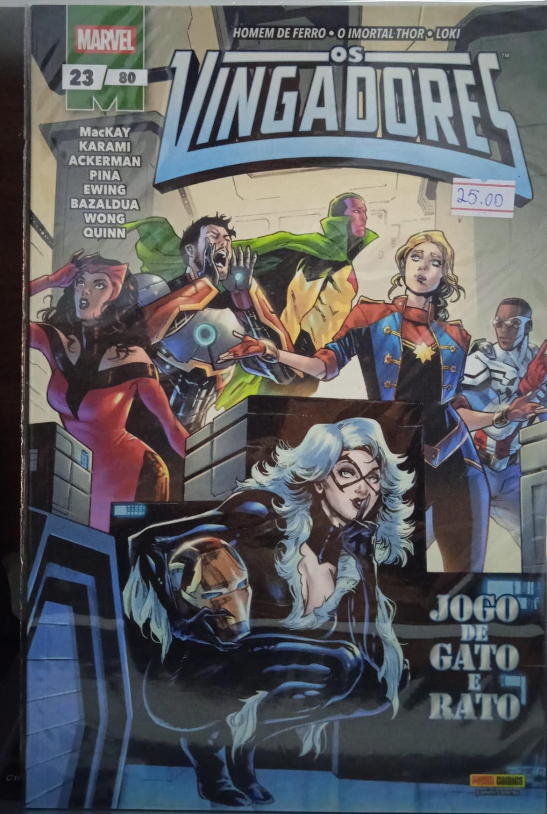 WhatsApp Image 2026-08-07 at 17.09.44 Os Vingadores- Vol.23: Jogo de gato e rato (4ª Série) - Imagem 1