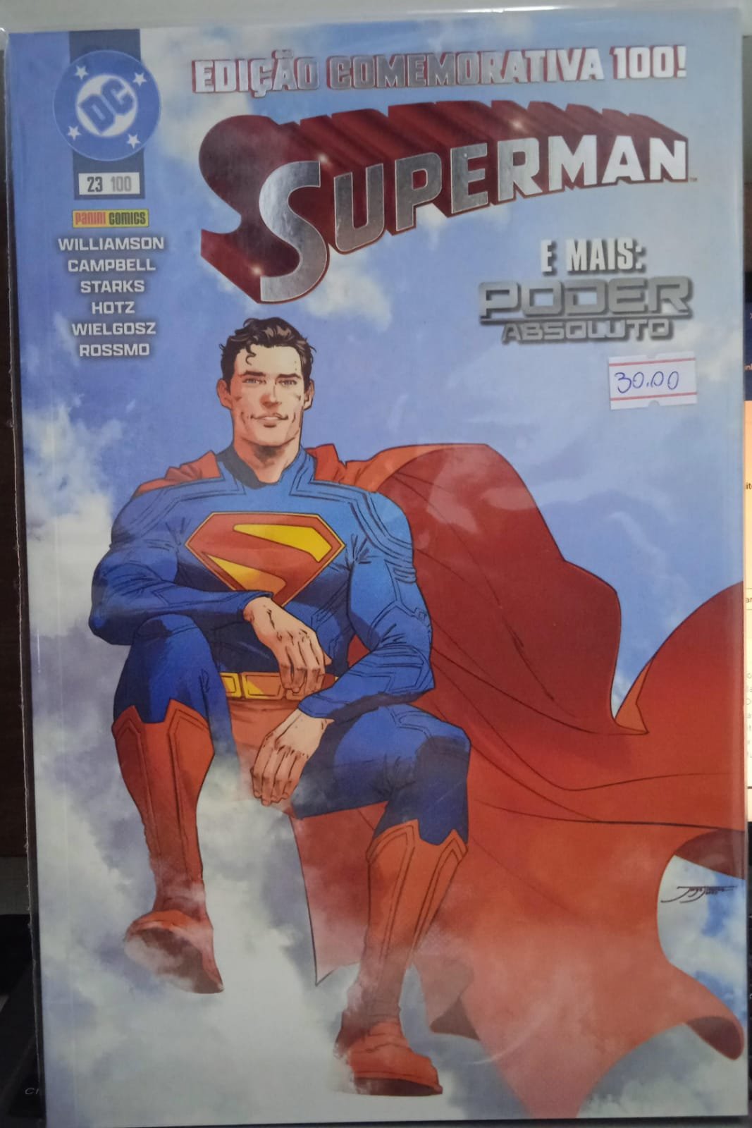 WhatsApp Image 2026-08-13 at 16.54.39 Superman - Vol.23: Edição comemorativa 100! (6ª Série) - Imagem 1