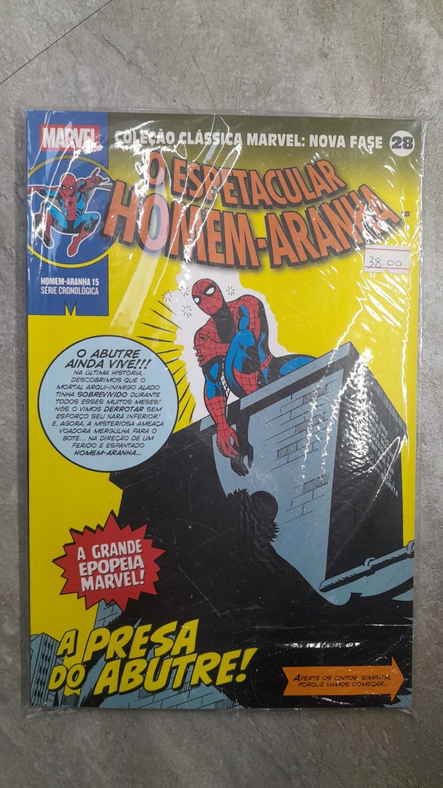 29 Coleção Clássica Marvel 28: O Espetacular Homem-Aranha 15 - Imagem 1