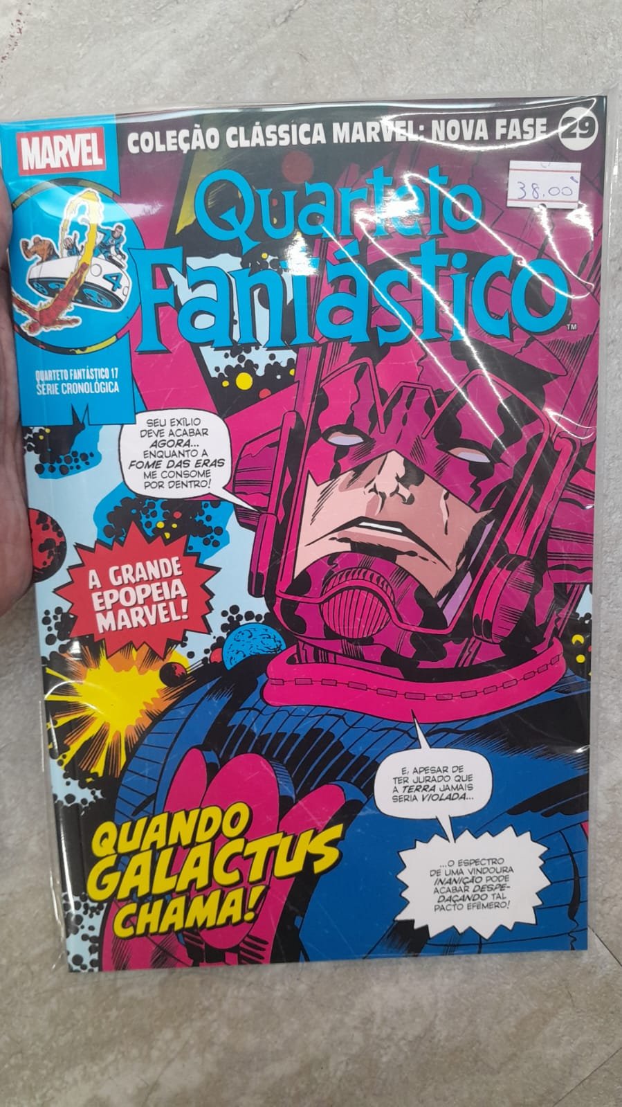 31 Coleção Clássica Marvel 29: Quarteto Fantástico 17 - Imagem 1