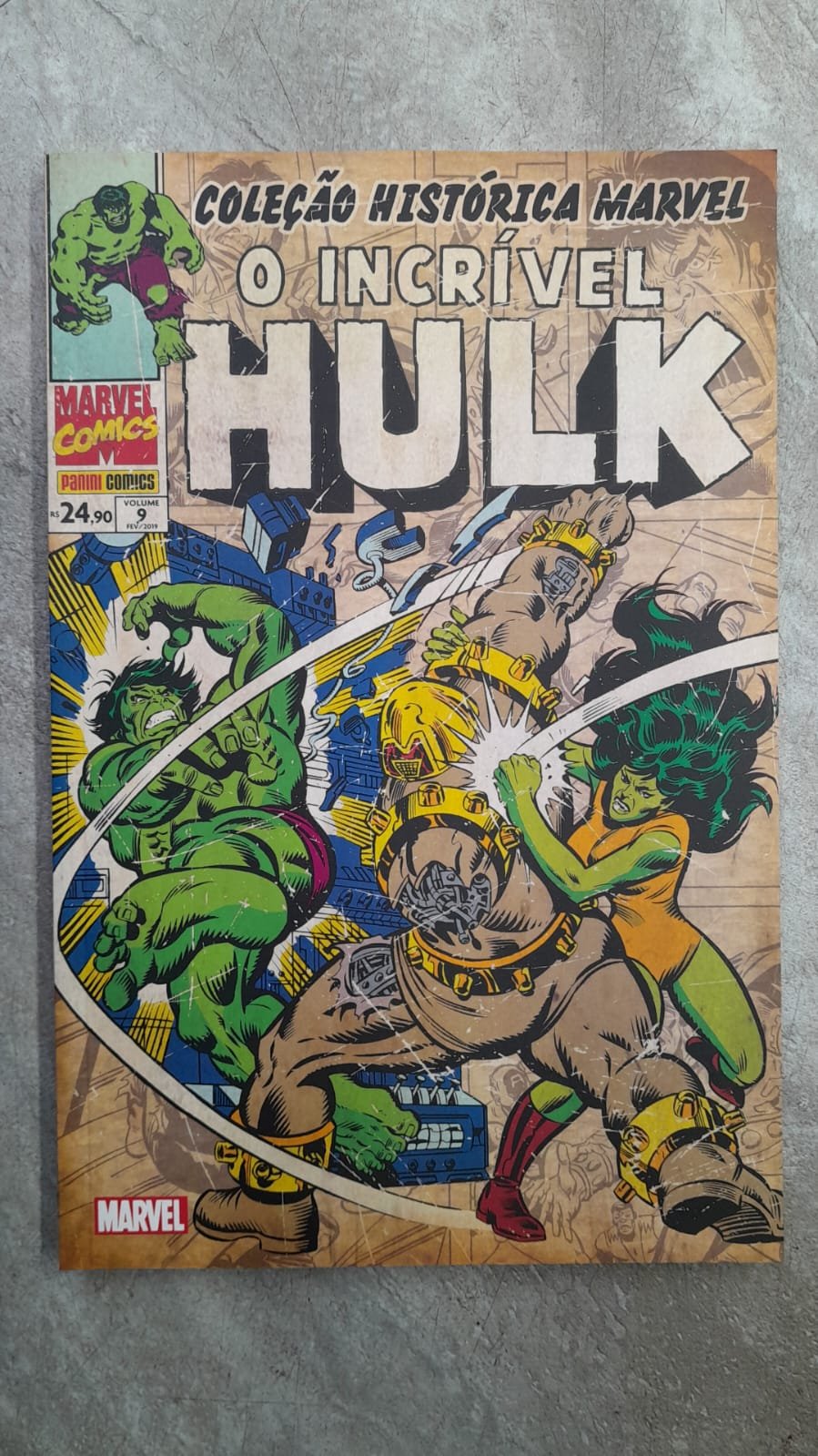 54 Coleção Histórica Marvel O Incrível Hulk 9 - Imagem 1